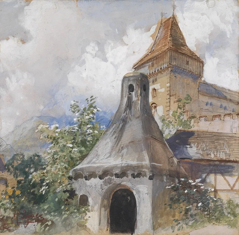 Burg Und Dorrofen Wall Art by Marie Egner - High-Resolution Digital Print