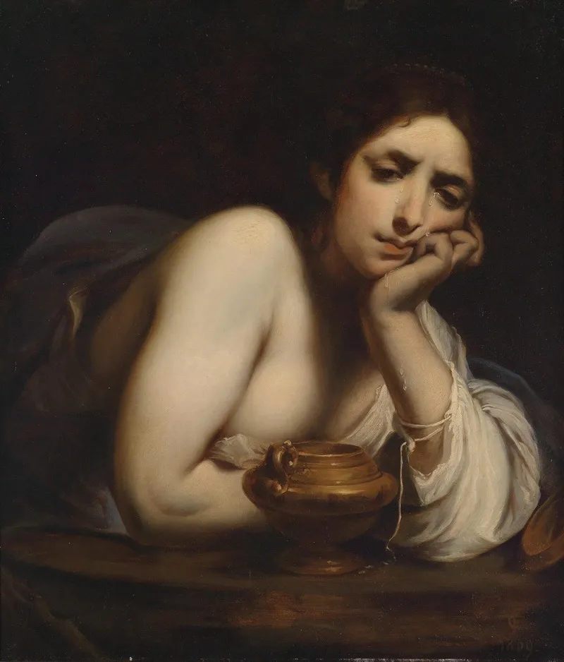 Bussende Hl Maria Magdalena Wall Art by Carl Fröschl - High-Resolution Digital Print