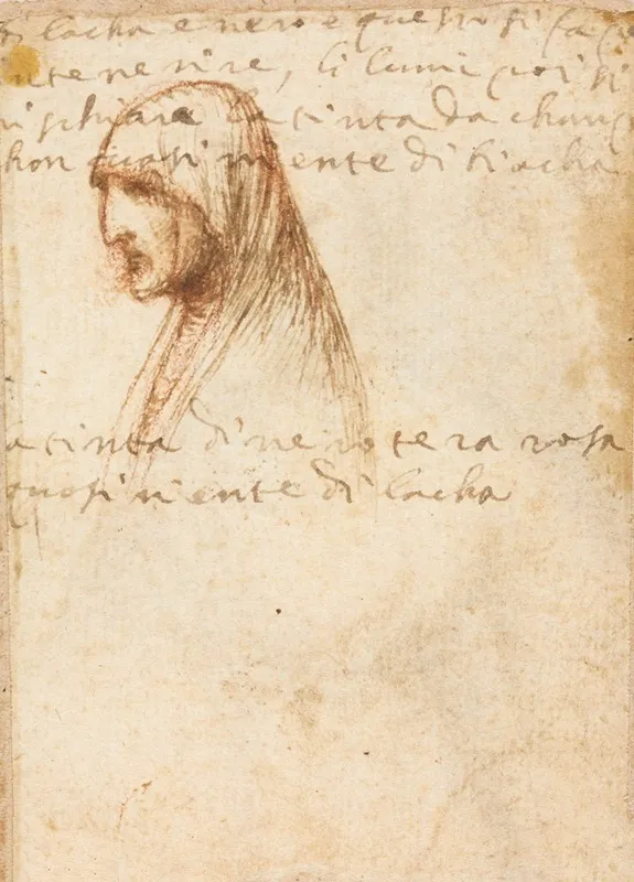 Bust Length Profile Of An Old Woman Verso Wall Art by Dosso Dossi - High-Resolution Digital Print