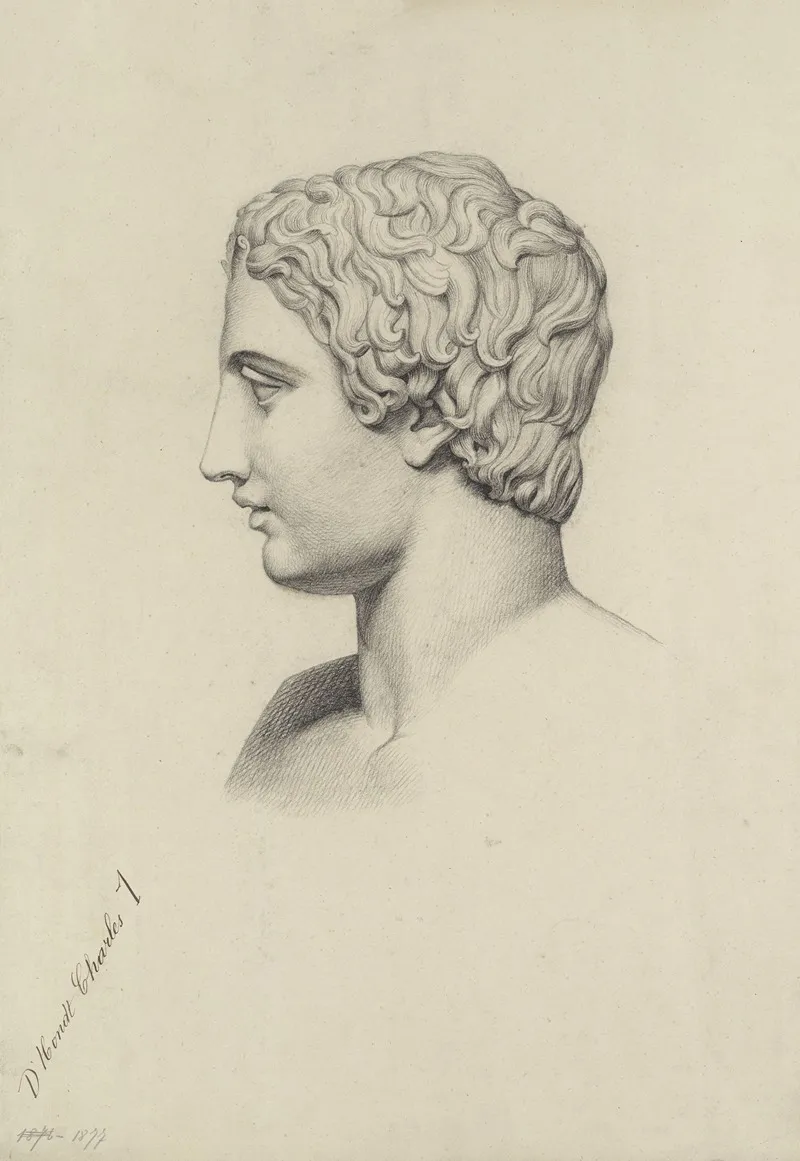 Bust Of A Faun Wall Art by Charles D'Hondt - High-Resolution Digital Print