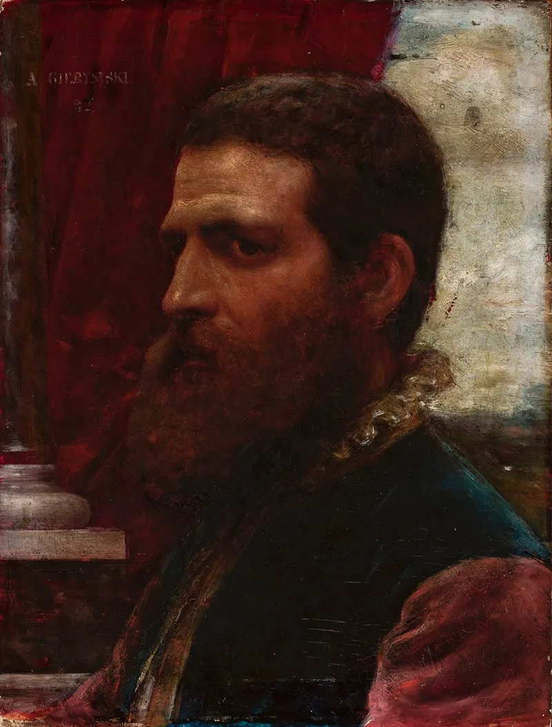 Bust Of A Man In Renaissance Costume Venetian