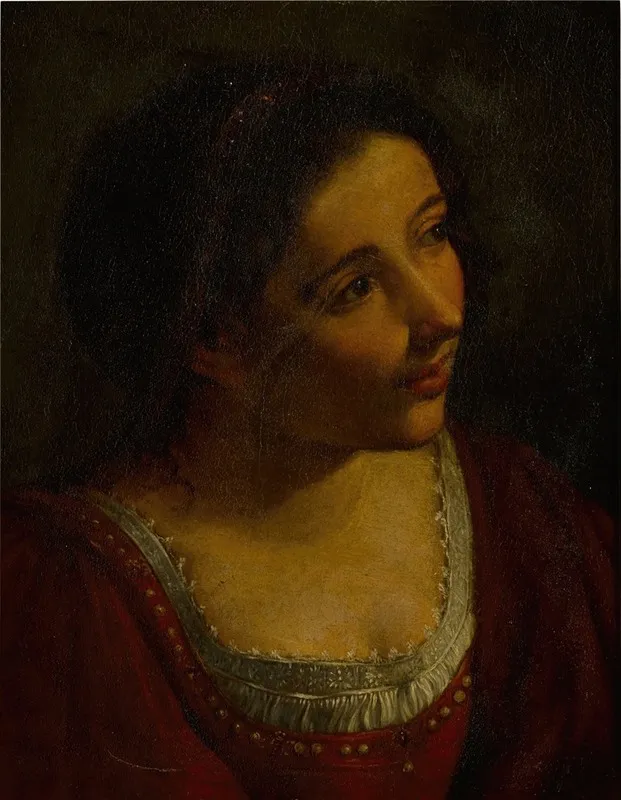 Bust Of A Woman Wall Art by Angelo Caroselli - High-Resolution Digital Print