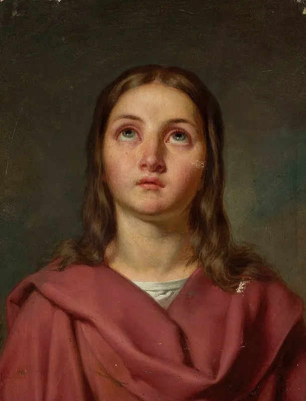 Bust Of A Young Woman Virgin Mary