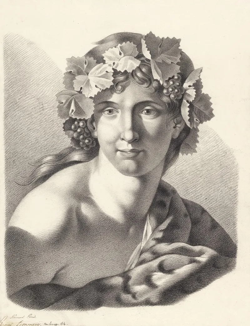 Bust Of Bacchus Wall Art by Henri Timmerij - High-Resolution Digital Print