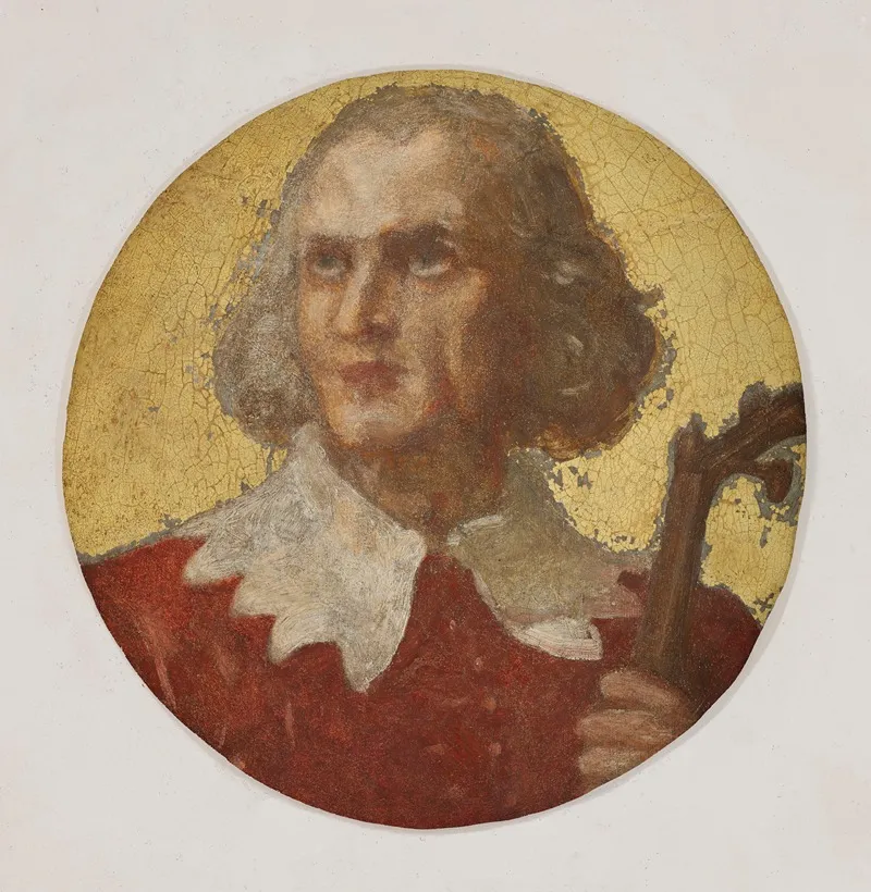 Bust Of Bekwarek In A Medallion