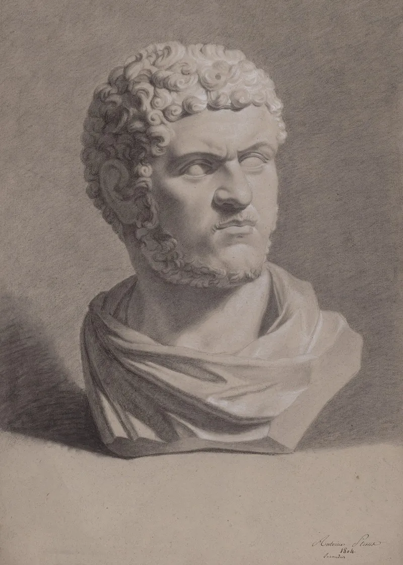 Bust Of Caracalla Wall Art by Antoon Steens - High-Resolution Digital Print