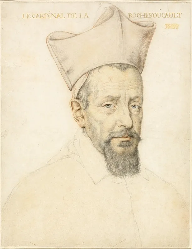 Bust Of Cardinal De La Rochefoucault Wall Art by Daniel Dumonstier - High-Resolution Digital Print