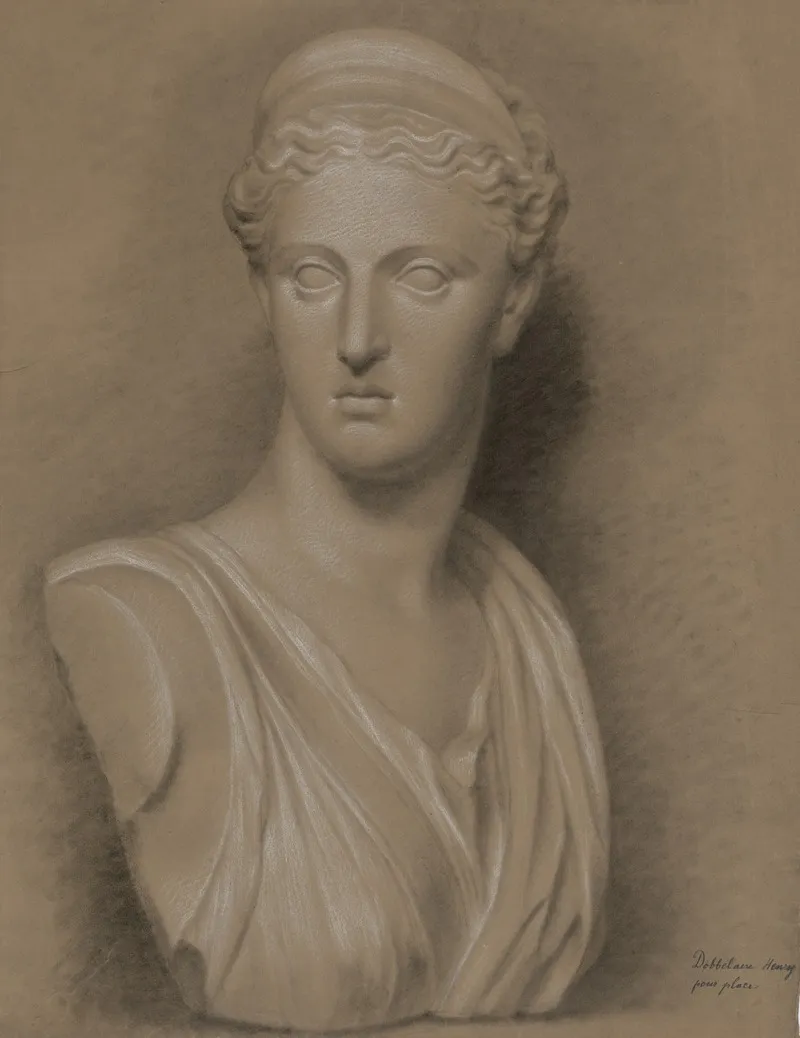 Bust Of Diana 6 Wall Art by Henri Dobbelaere  - High-Resolution Digital Print
