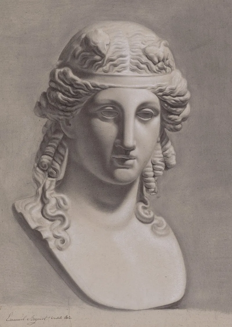Bust Of Dionysus 2 Wall Art by Emmanuel Bogaert  - High-Resolution Digital Print