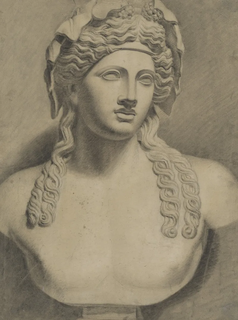 Bust Of Dionysus 4 Wall Art by Joseph Maes - High-Resolution Digital Print
