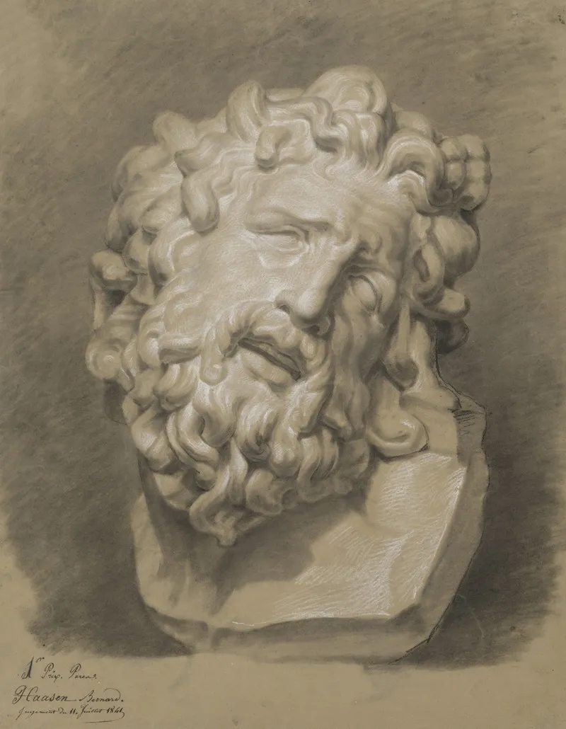 Bust Of Laocoon Wall Art by Bernard Haazen  - High-Resolution Digital Print