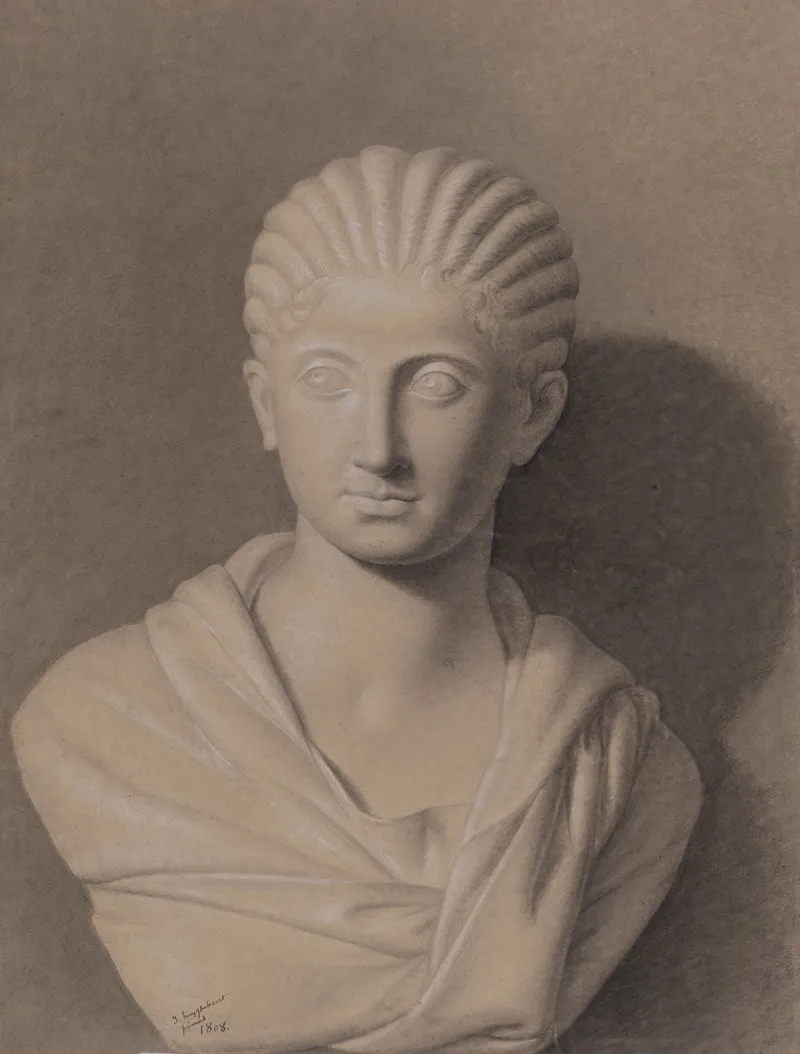 Bust Of Plautilla Wall Art by Jacobus Huyghebaert  - High-Resolution Digital Print