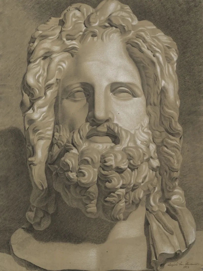 Bust Of Zeus Of Otricoli 2 Wall Art by Leopold van Turnhout - High-Resolution Digital Print