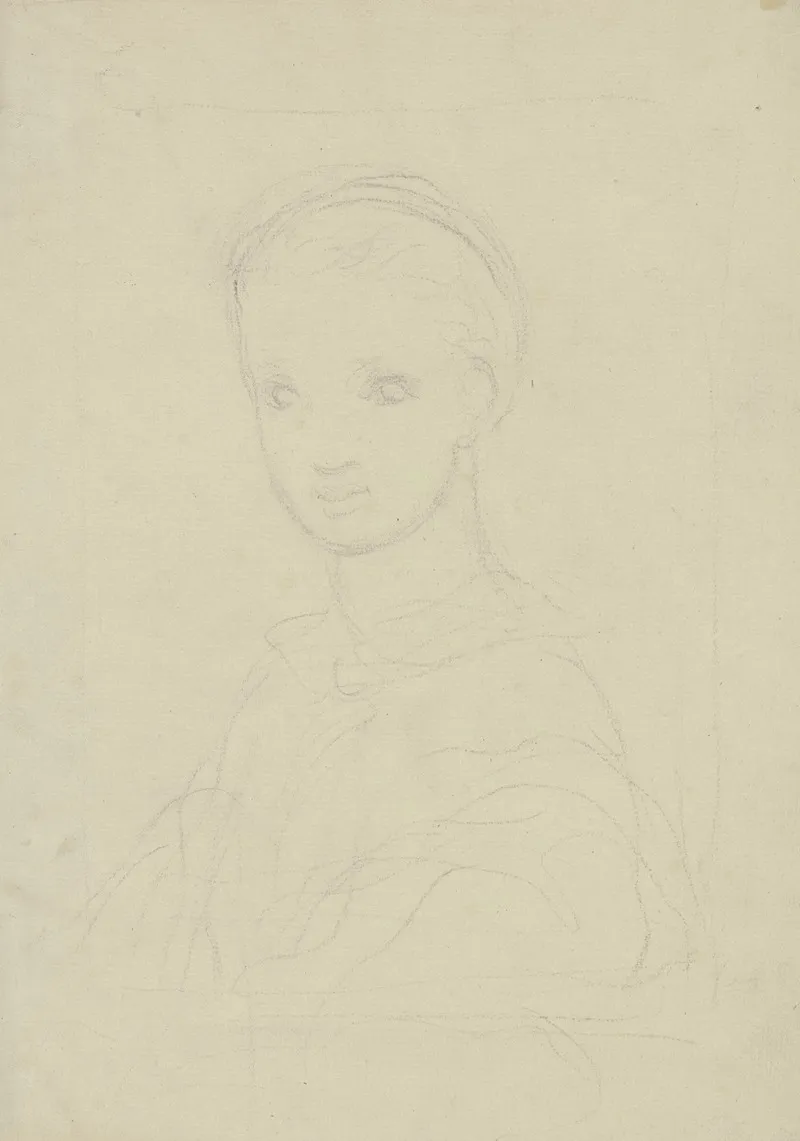 Bust Portrait Of A Girl