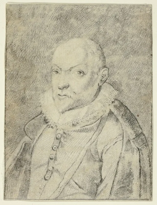 Bust Portrait Of Man Wall Art by Daniël de Blieck - High-Resolution Digital Print