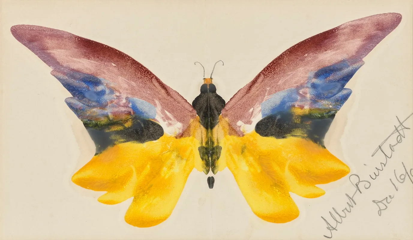 Butterfly 6 Wall Art by Albert Bierstadt - High-Resolution Digital Print