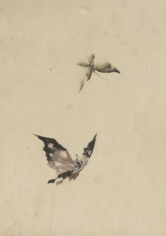 Butterfly And Moth Wall Art by Katsushika Hokusai - High-Resolution Digital Print