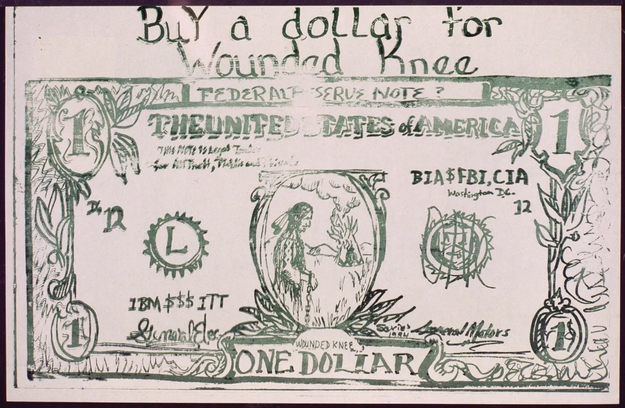 Buy A Dollar For Wounded Knee