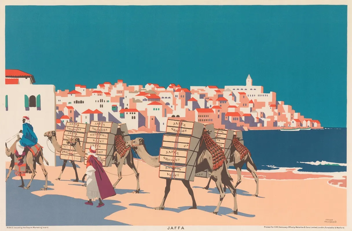 Buy Jaffa Oranges Wall Art by Frank Newbould - High-Resolution Digital Print