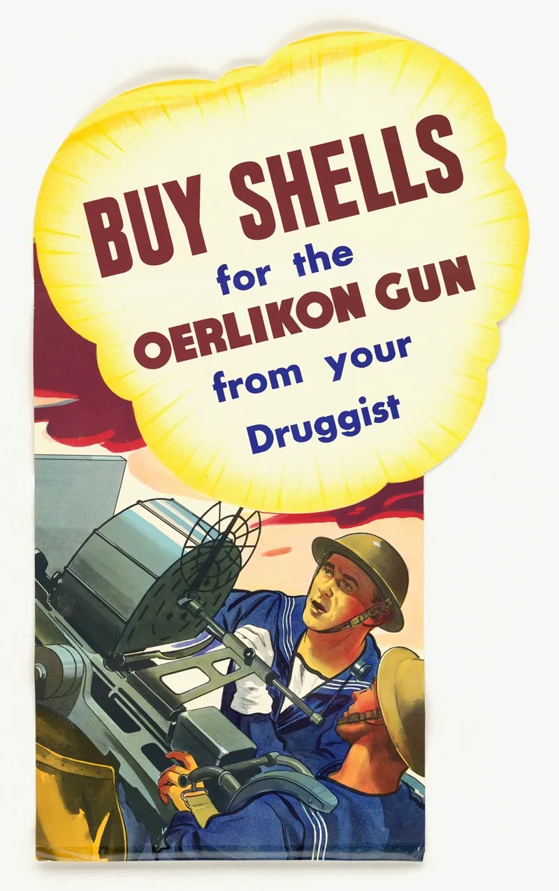 Buy Shells For The Oerlikon Gun From Your Druggist