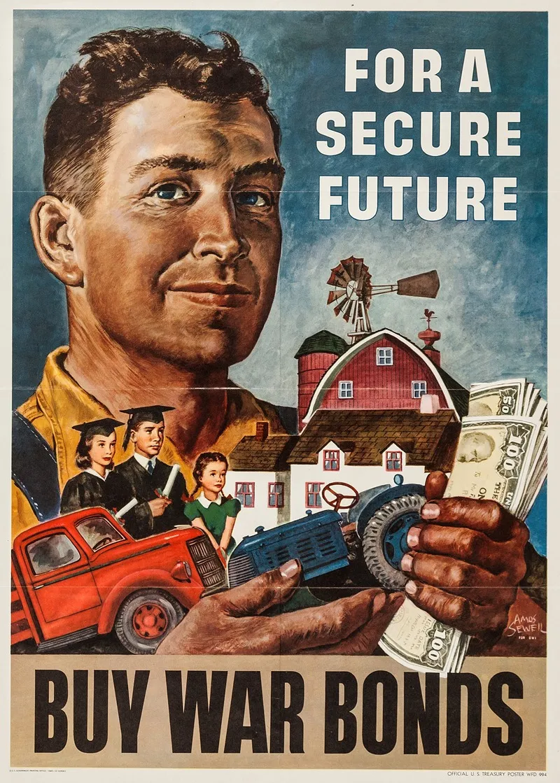 Buy War Bonds 3 Wall Art by Amos Sewell - High-Resolution Digital Print