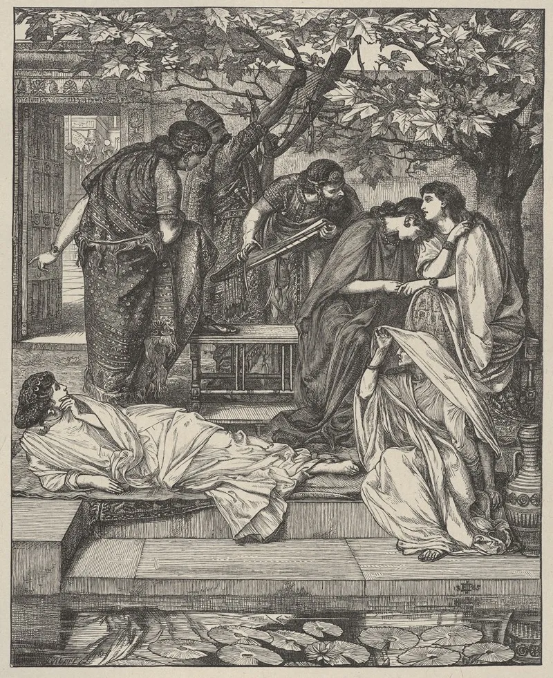 By The Rivers Of Babylon Wall Art by Edward John Poynter - High-Resolution Digital Print