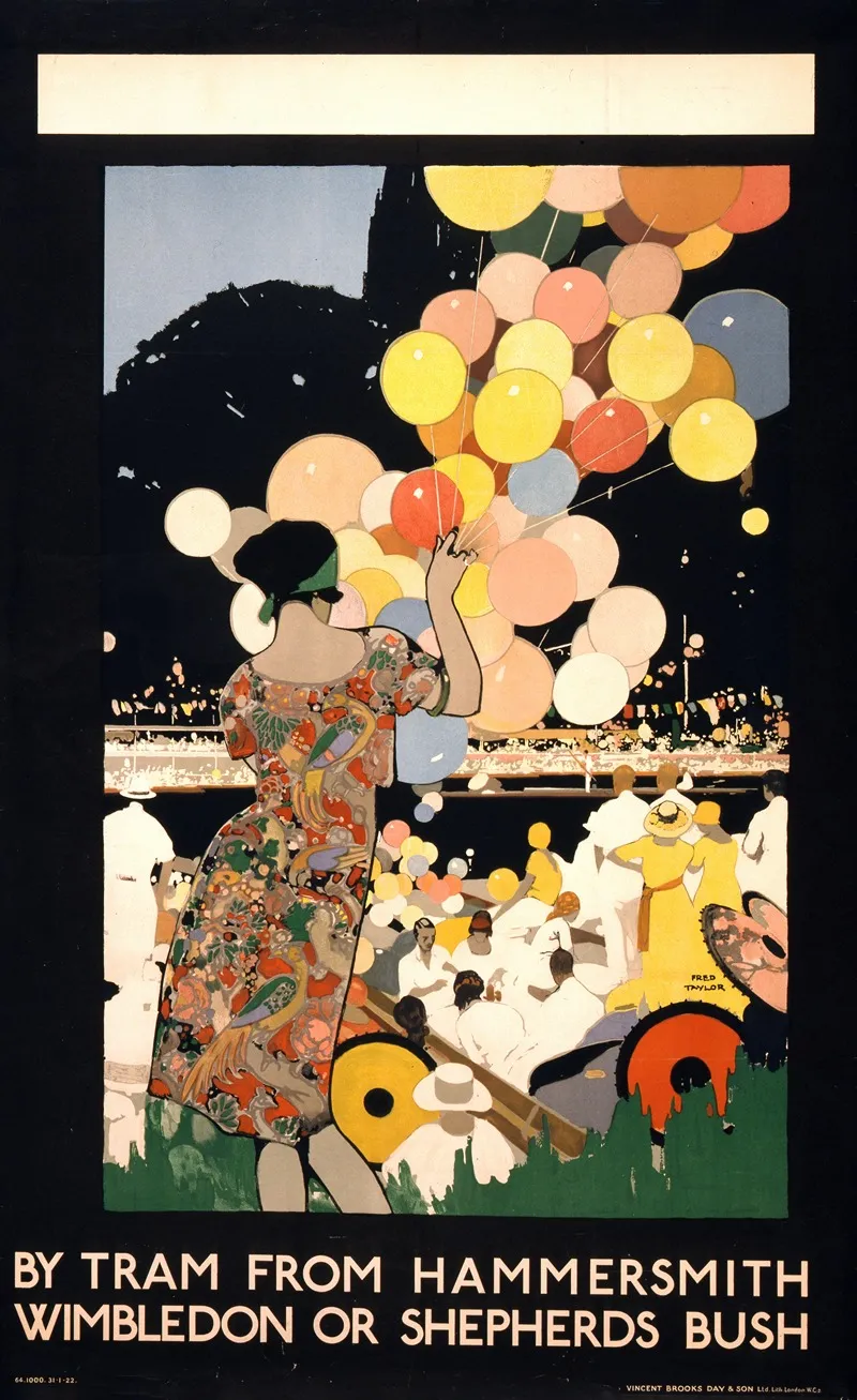 By Tram From Hammersmith Wimbledon Or Shepherds Bush Wall Art by Fred Taylor - High-Resolution Digital Print