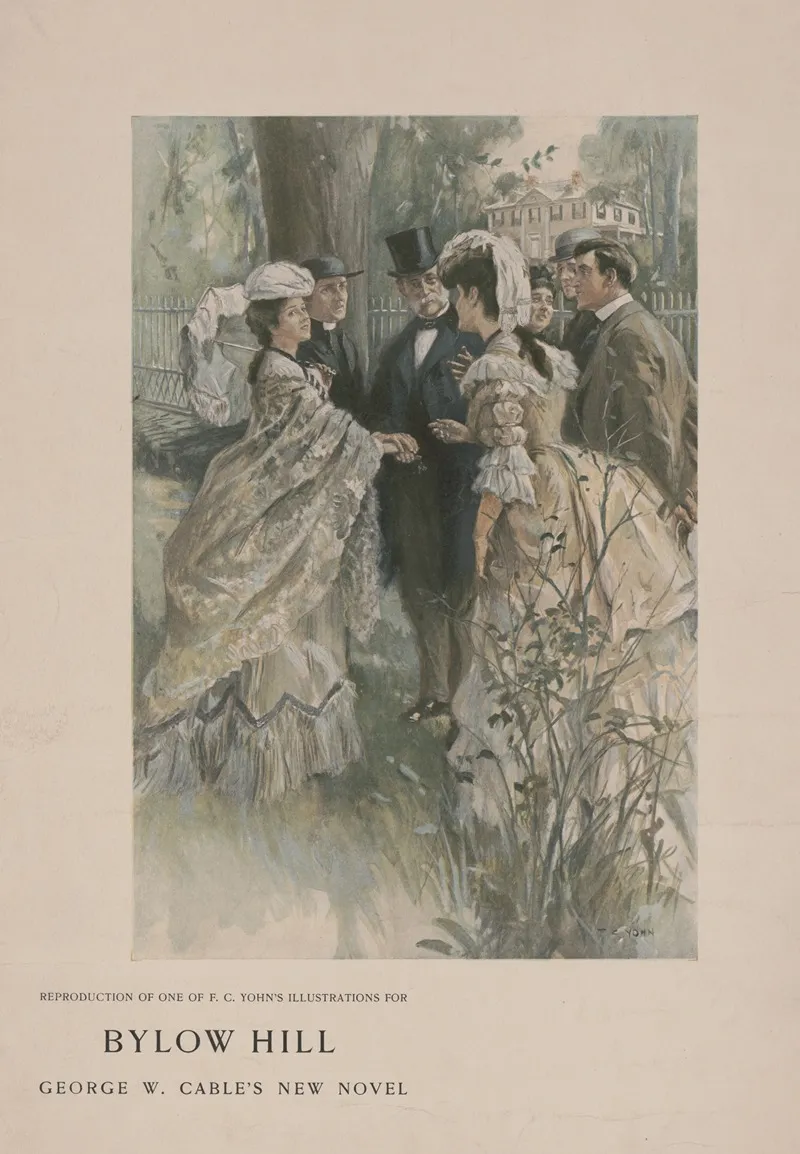 Bylow Hill George W Cables New Novel Wall Art by Frederick Coffay Yohn - High-Resolution Digital Print