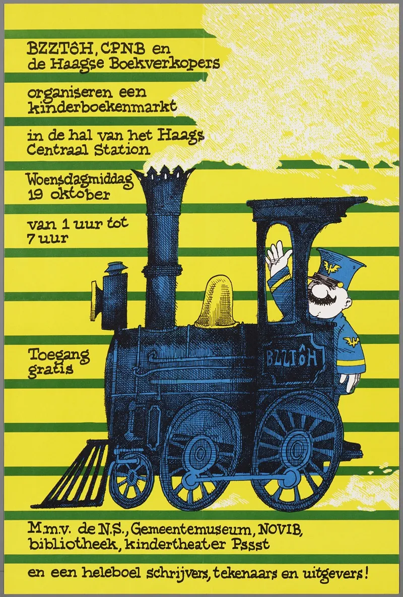 Bzztoh Cpnb En De Haagse Boekverkopers Organiseren Een Kinderboekenmarkt In De Hal Van Het Haags Centraal Station Wall Art by CPNB - High-Resolution Digital Print