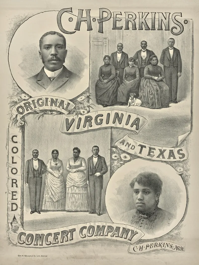 C H Perkins Original Virginia And Texas Colored Concert Company