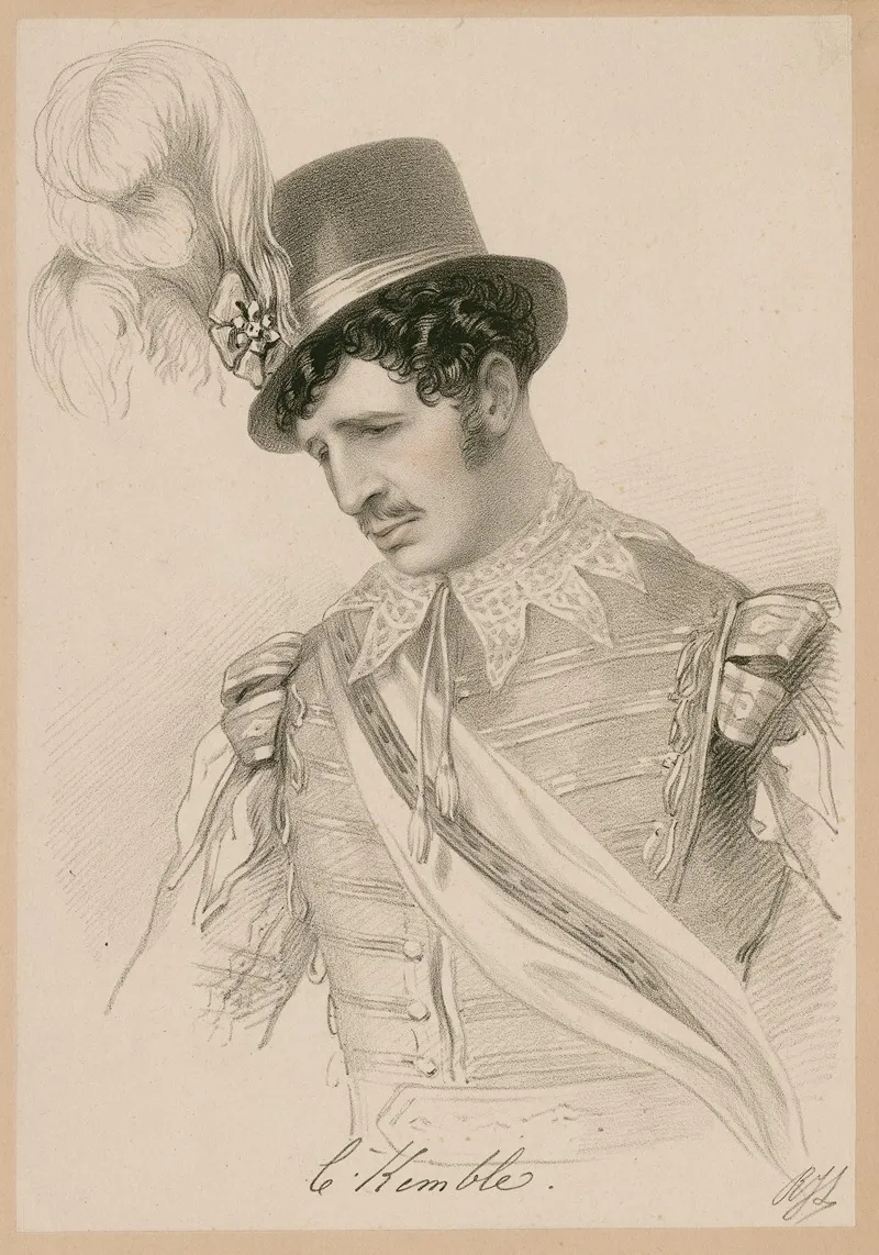 C Kemble Cassio Othello Act 2 Sc 3 Wall Art by Richard James Lane - High-Resolution Digital Print