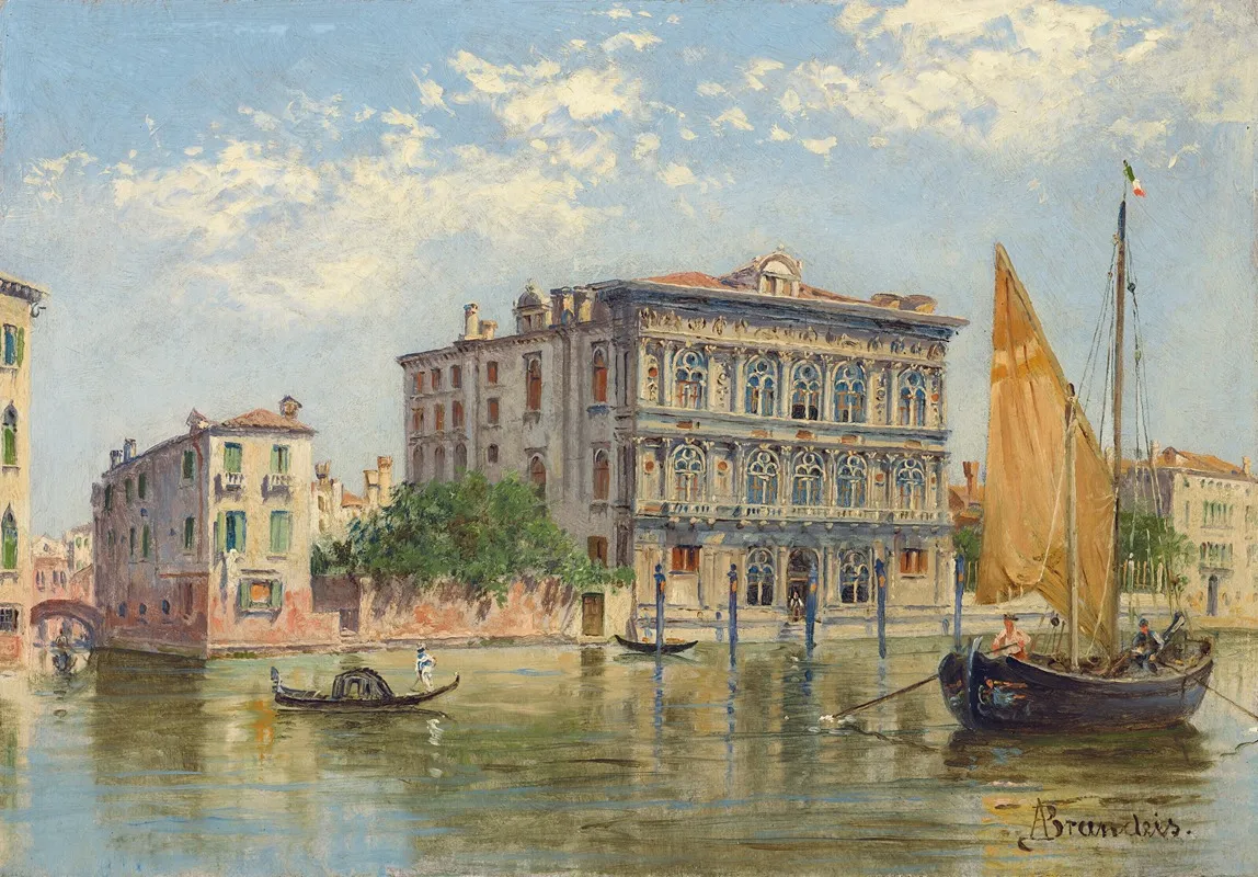 Ca Vendramin Calergi From The Grand Canal Venice