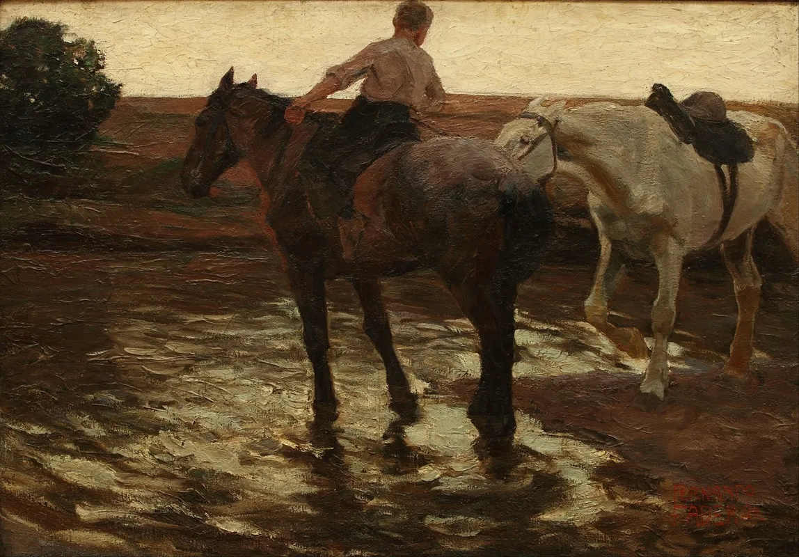 Caballos Wall Art by Fernando Fader - High-Resolution Digital Print