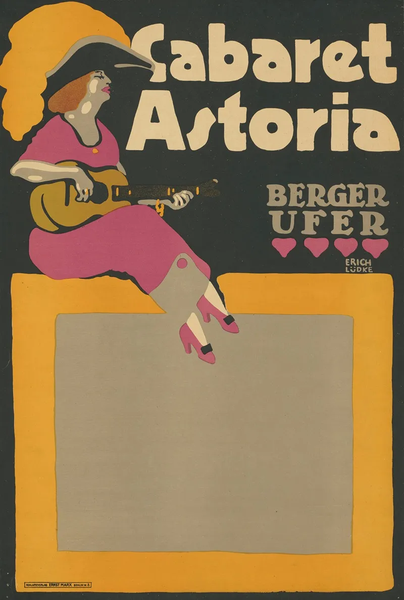 Cabaret Astoria Berger Ufer Wall Art by Erich Lüdke - High-Resolution Digital Print