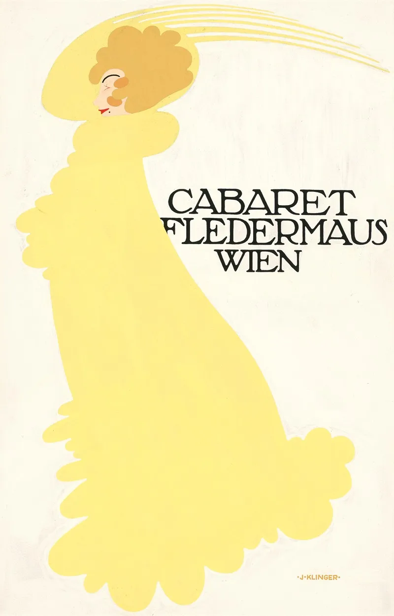 Cabaret Fledermaus Wien Wall Art by Julius Klinger - High-Resolution Digital Print