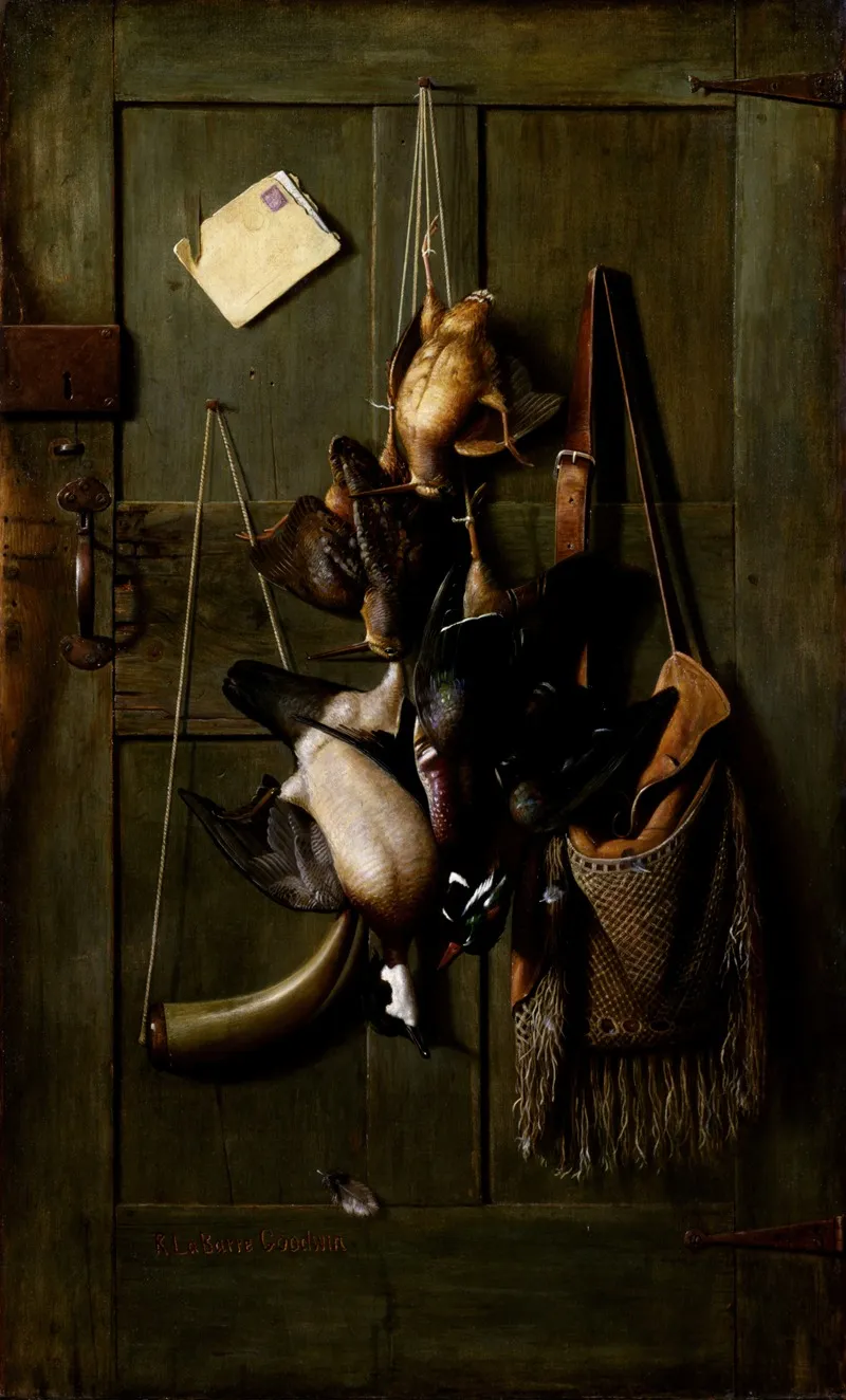 Cabin Door Still Life Wall Art by Richard La Barre Goodwin - High-Resolution Digital Print