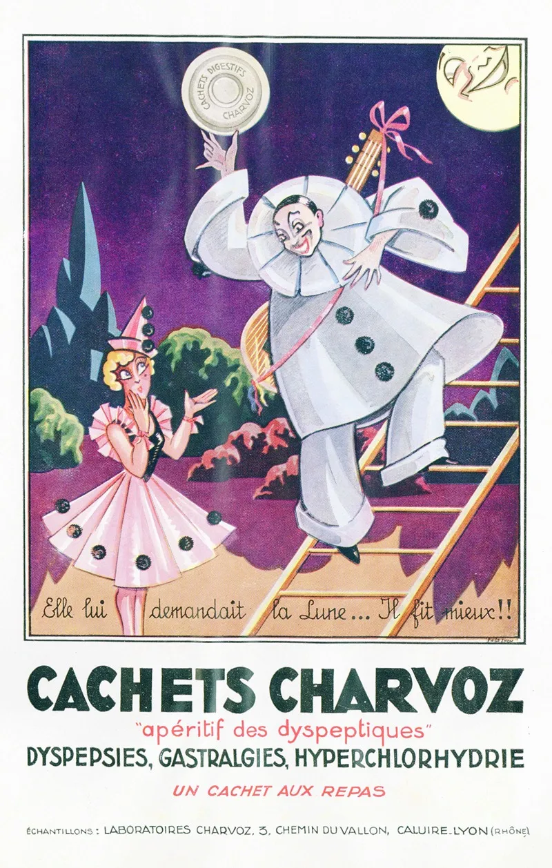Cachets Charvoz 2 Wall Art by Laboratoires Charvoz - High-Resolution Digital Print
