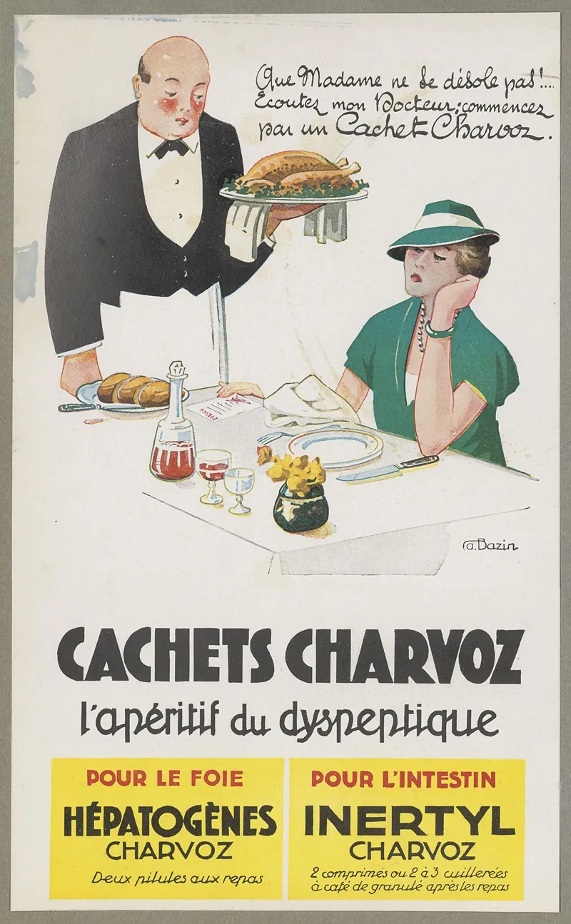 Cachets Charvoz 6 Wall Art by Laboratoires Charvoz - High-Resolution Digital Print