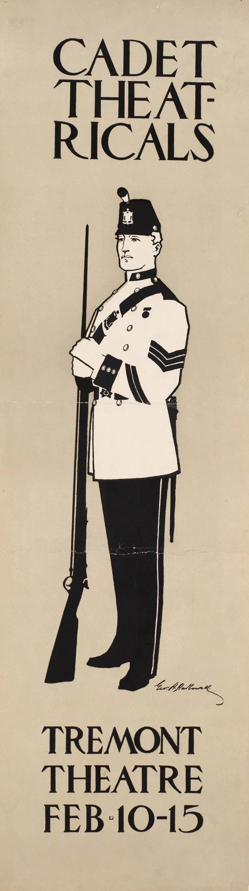 Cadet Theatricals Wall Art by George Hawley Hallowell - High-Resolution Digital Print