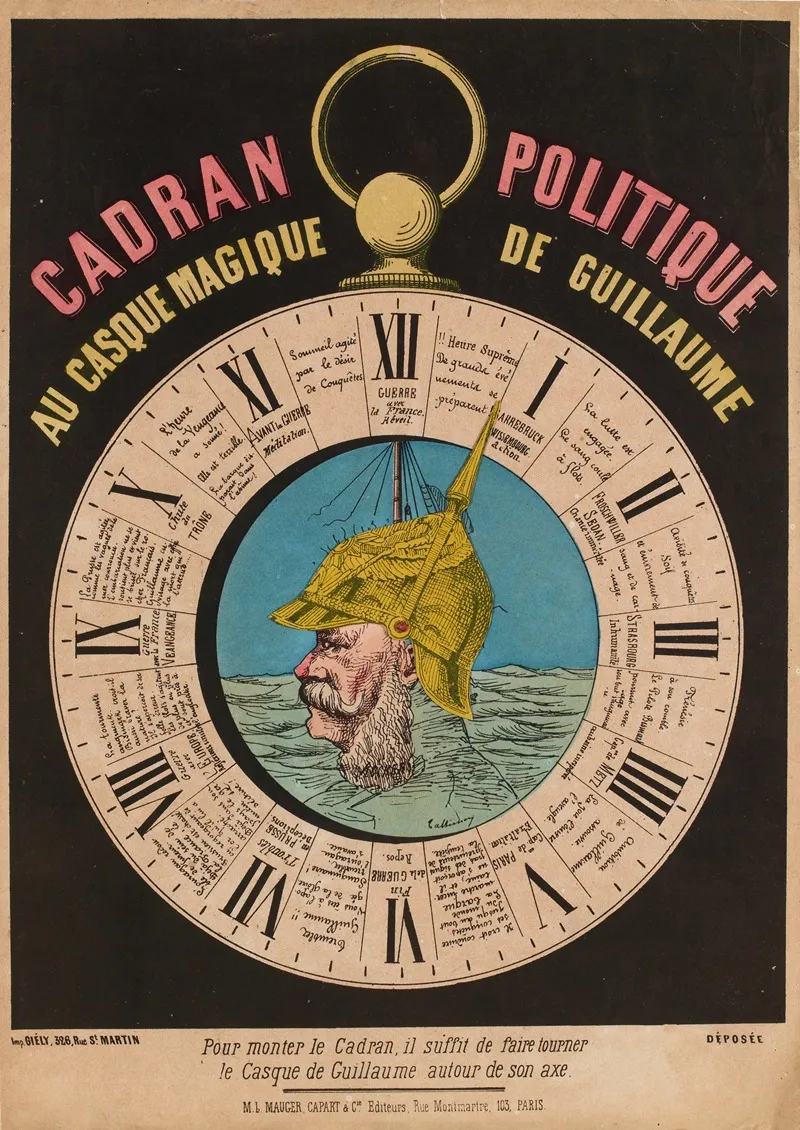 Cadran Politique Au Casque Magique De Guillaume Wall Art by Anomymous - High-Resolution Digital Print