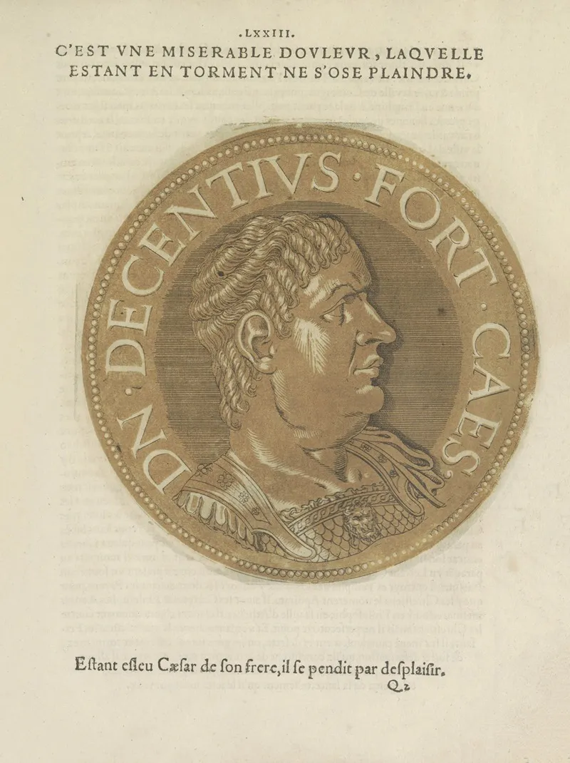 Caesar Decentius Wall Art by Hubert Goltzius - High-Resolution Digital Print