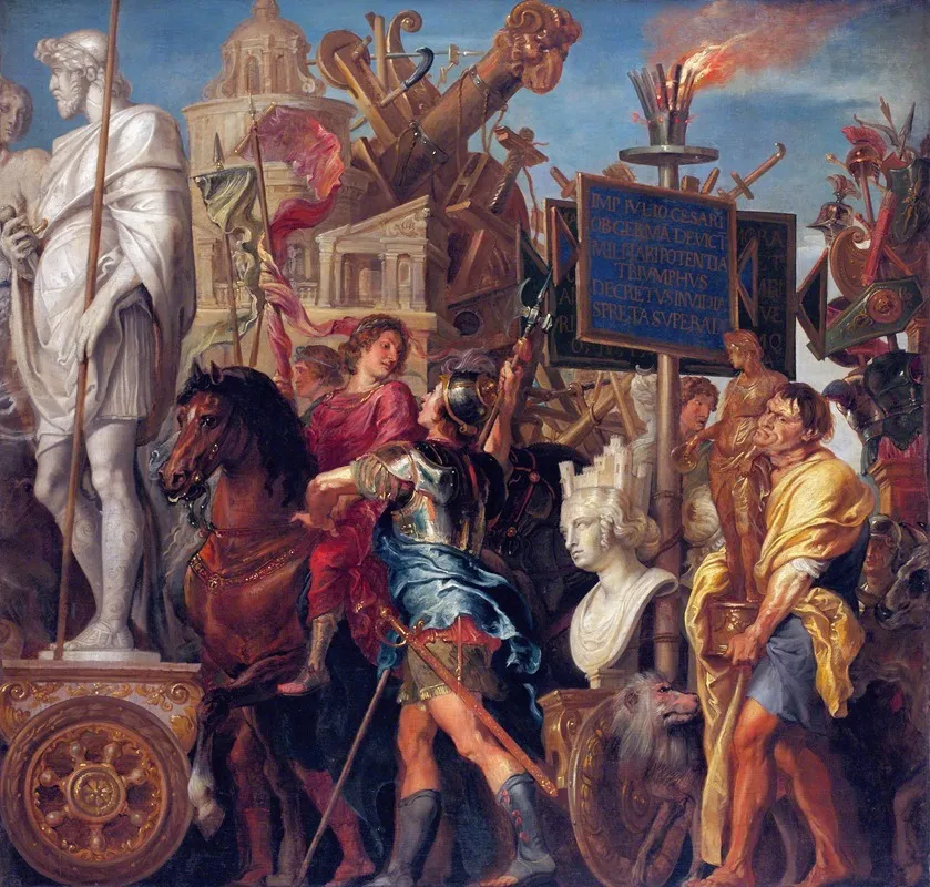 Caesars Triumph Wall Art by Peter Paul Rubens - High-Resolution Digital Print