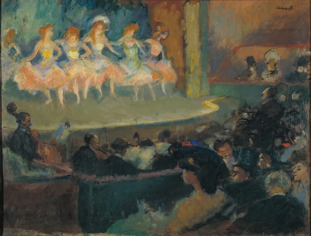 Cafe Concert 2 Wall Art by Ricard Canals i Llambí - High-Resolution Digital Print