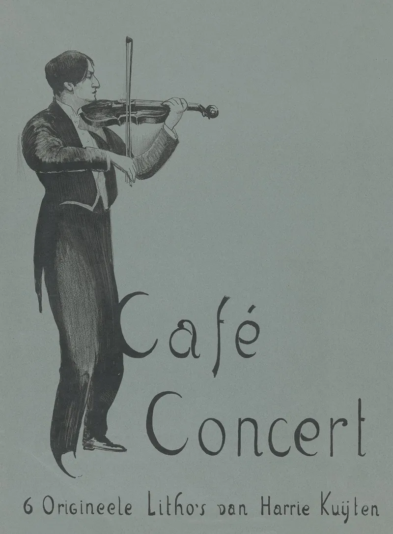 Cafe Concert Cover Wall Art by Harrie Kuyten - High-Resolution Digital Print