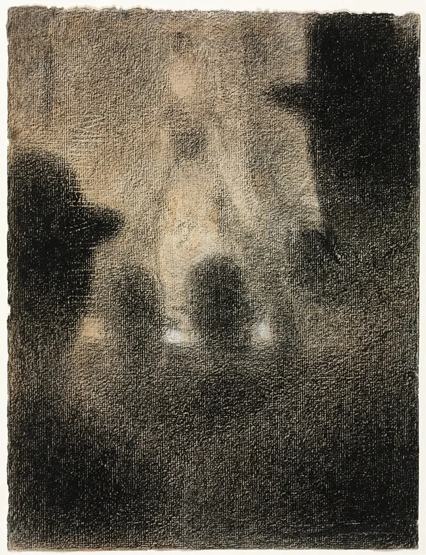 Cafe Concert Wall Art by Georges Seurat - High-Resolution Digital Print