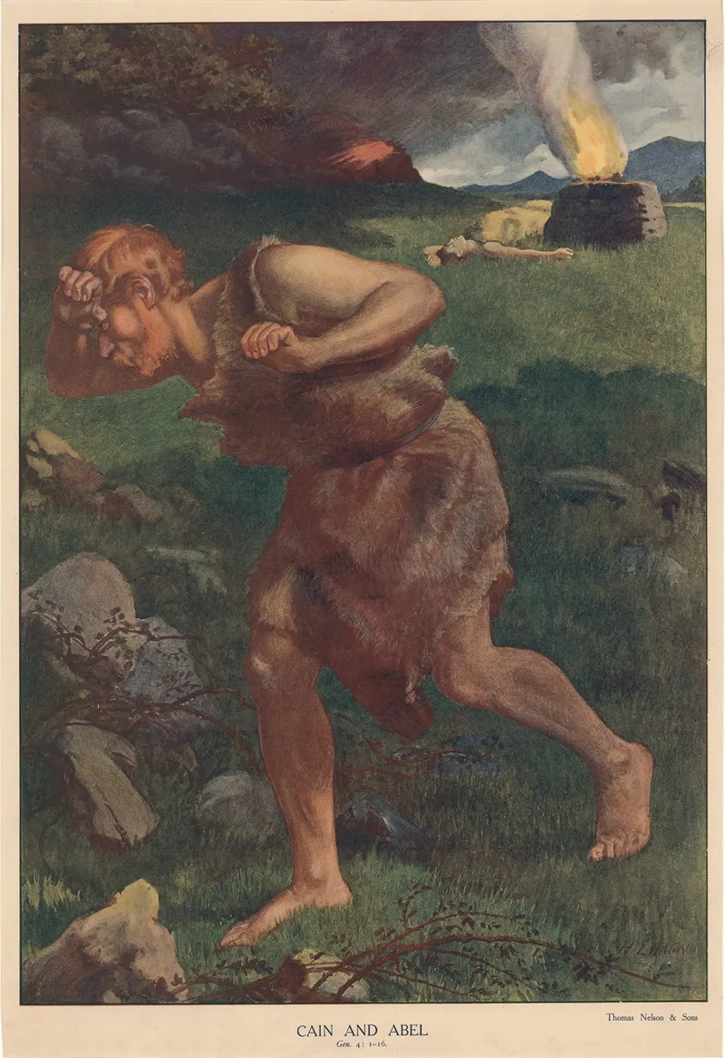 Cain Abel Wall Art by Henry Lynch Bacon - High-Resolution Digital Print