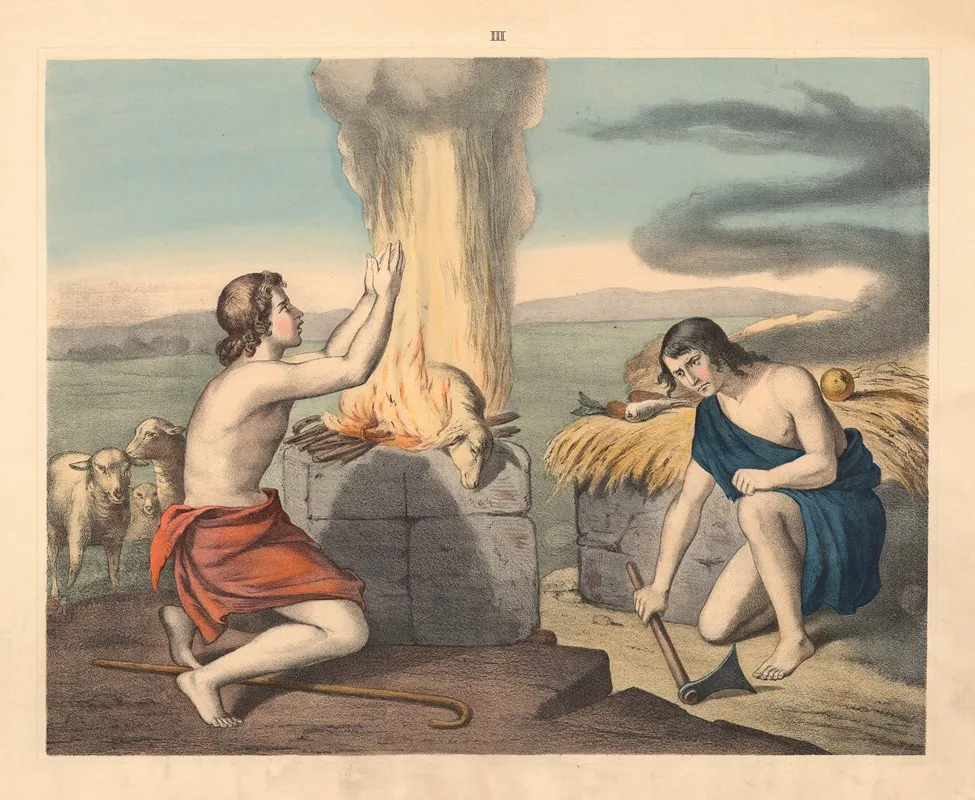 Cain And Abel 18 Wall Art by Sandberg - High-Resolution Digital Print
