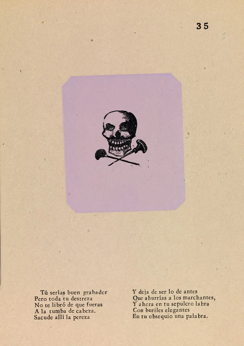 Calavera Of The Engraver
