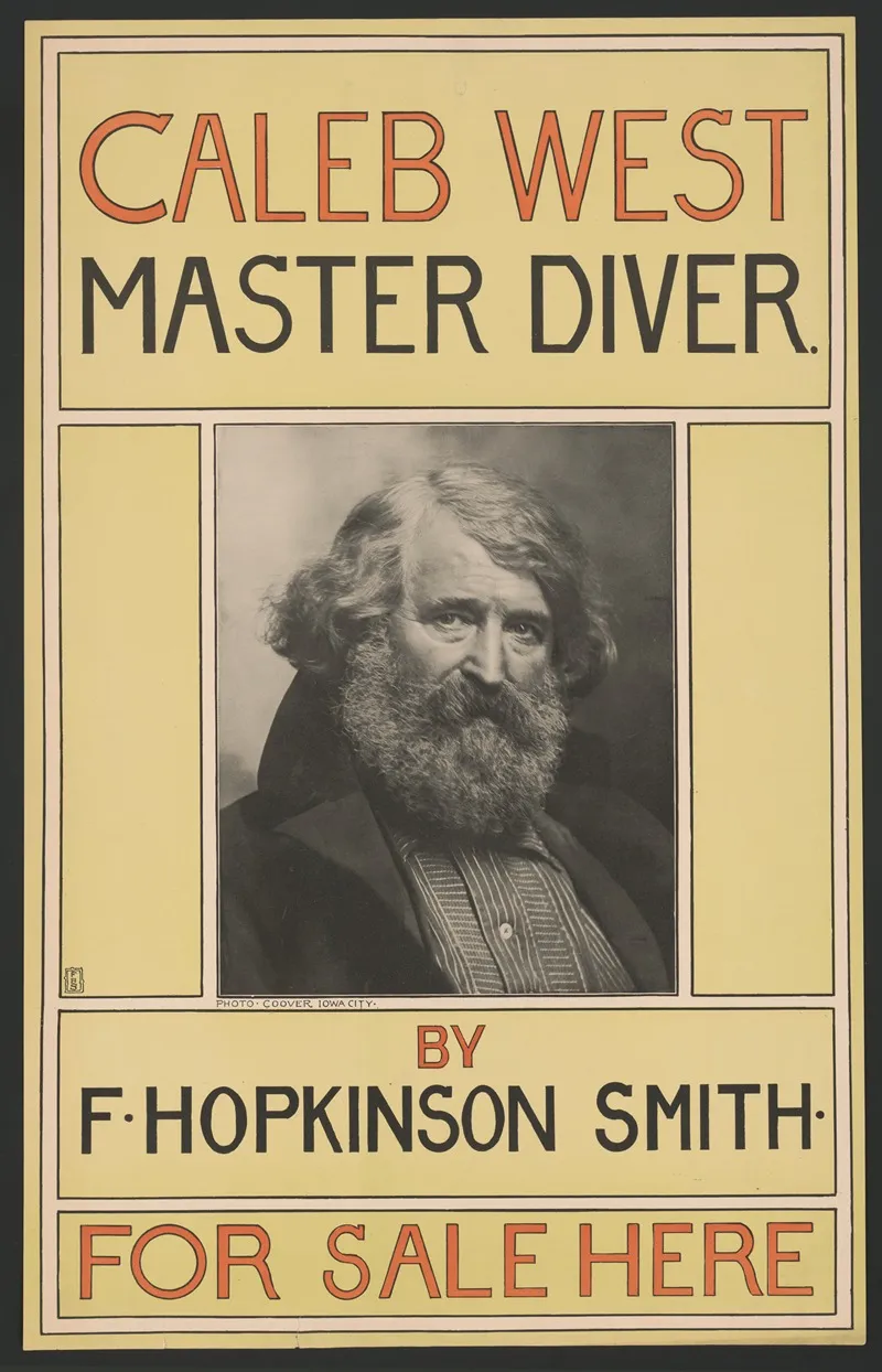 Caleb West Master Diver By F Hopkinson Smith For Sale Here Wall Art by Frank Berkeley Smith - High-Resolution Digital Print