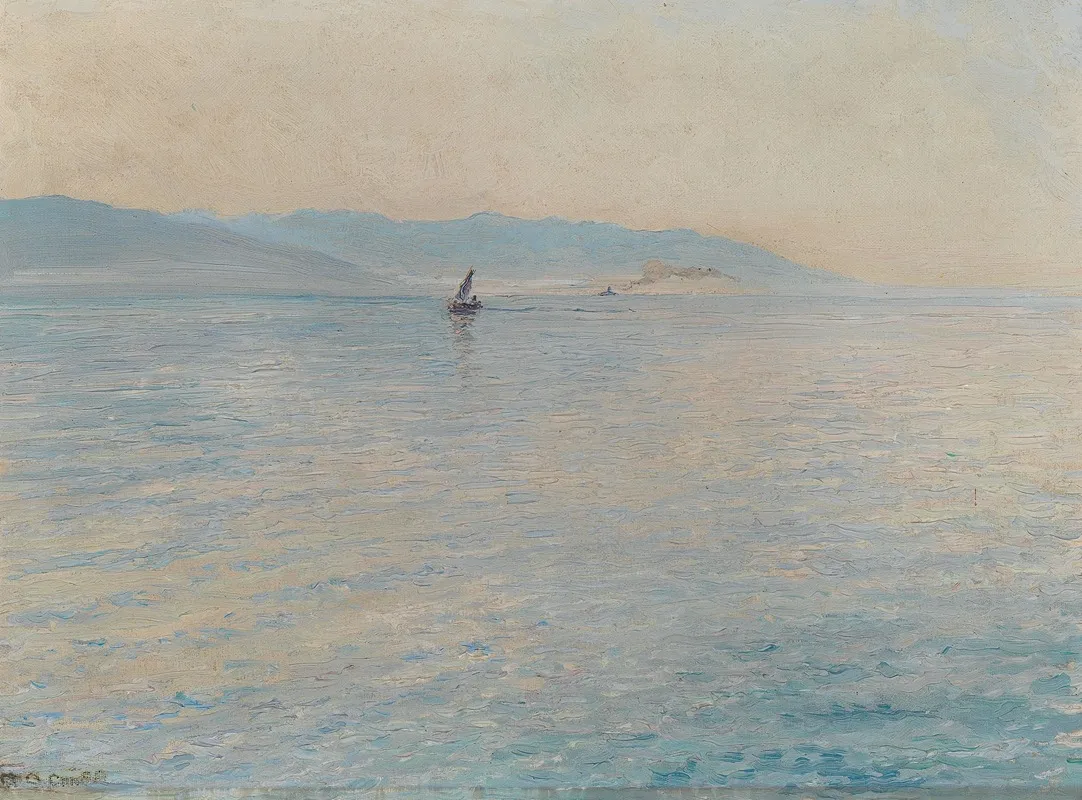 Calm Sea Bonaca Wall Art by Menci Clement Crnčić - High-Resolution Digital Print